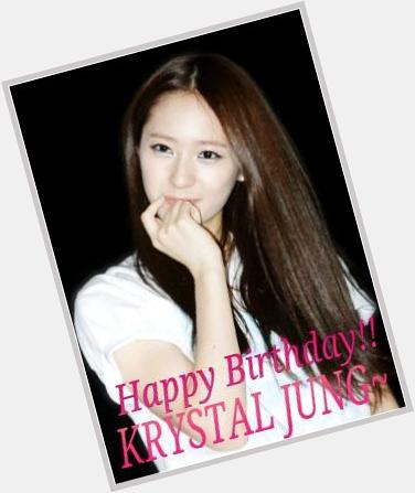 Happy Happy Birthday, Krystal 
Jung!          !  