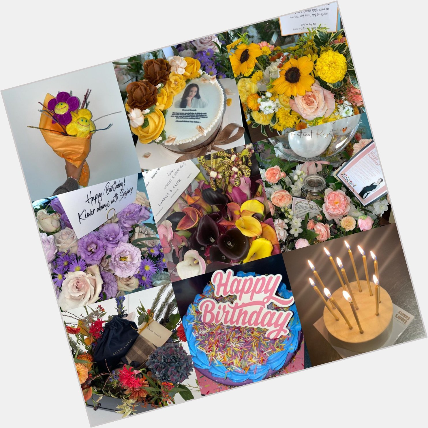 Krystal jung cake, hand, and flower update  HAPPY BIRTHDAY LAGI SYGKUUUU   