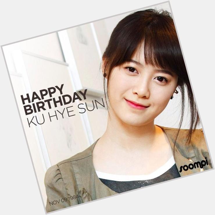 Happy Birthday also to one of Daras friend Ku Hye Sun 