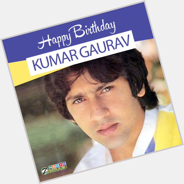 Heartrob of late 80\s,Kumar Gaurav created his own version of cute lover boy Join us in wishing him a Happy Birthday 