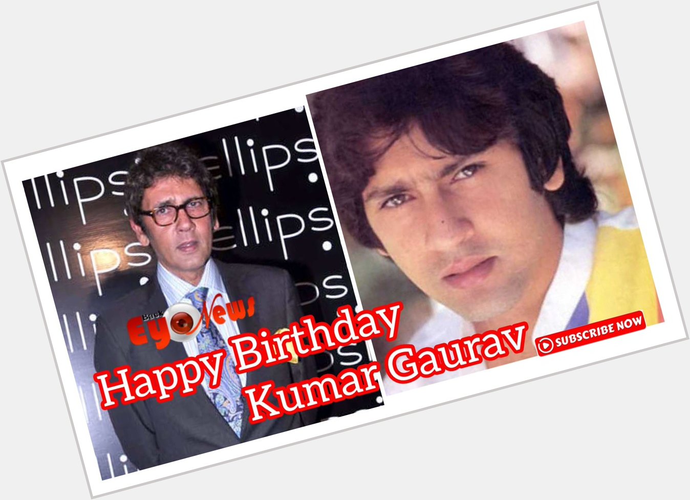 From Back Eye News | Happy Birthday Kumar Gaurav Indian  film actor  