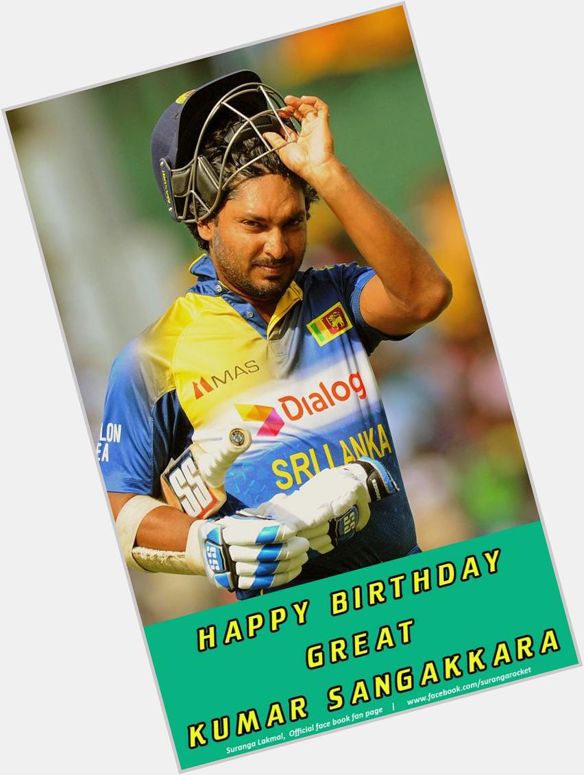 Happy Birthday to Great Sri Lanka Cricket batsman Kumar Sangakkara (Kuma Aiya), 