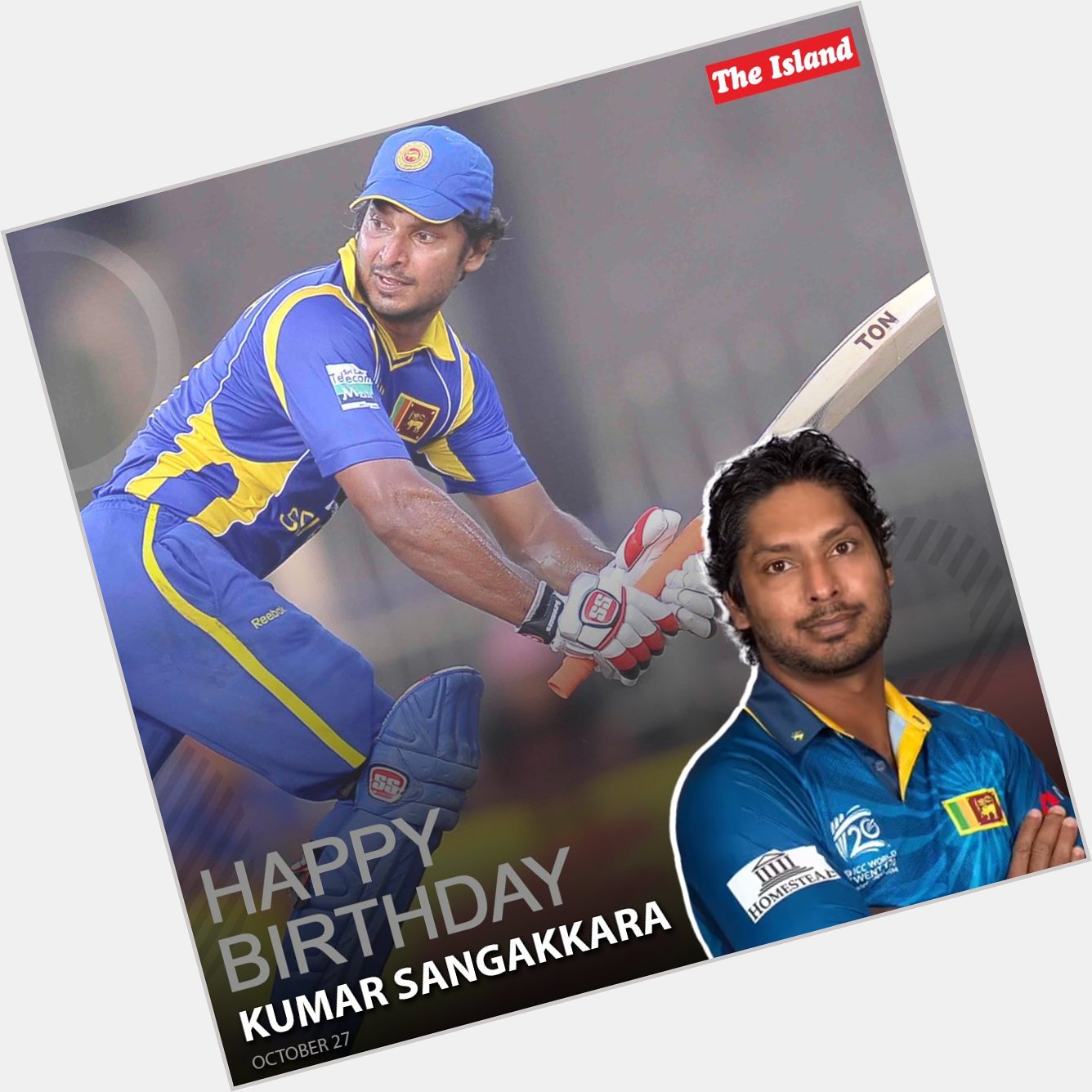 Happy Birthday to Sri Lankan Cricket legend, Kumar Sangakkara      