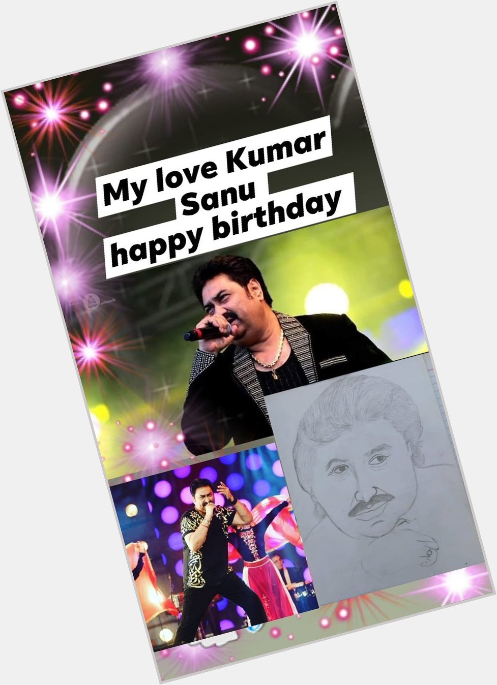  My love Kumar Sanu wish you happy birthday        