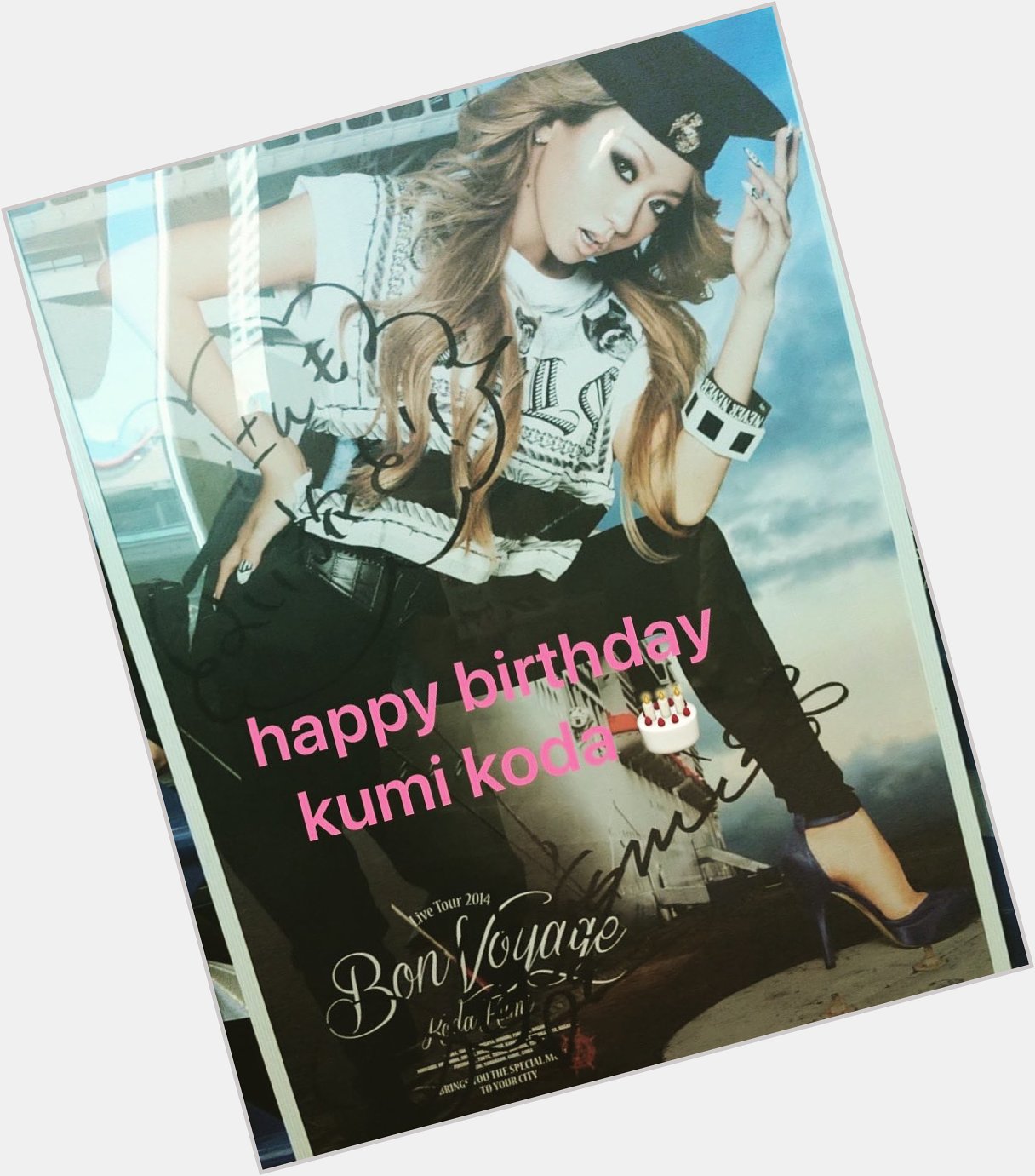 Happy birthday kumi koda      