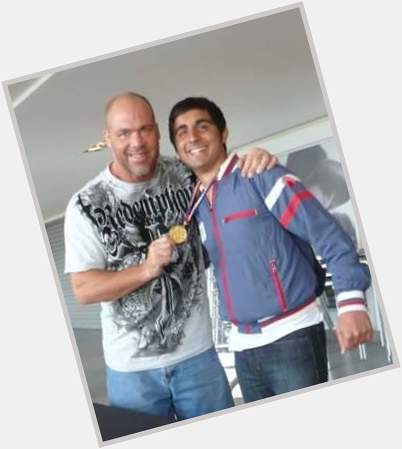 Happy birthday to a hero and an inspiration of mine, This is Kurt Angle, and a 15 year old Humza  