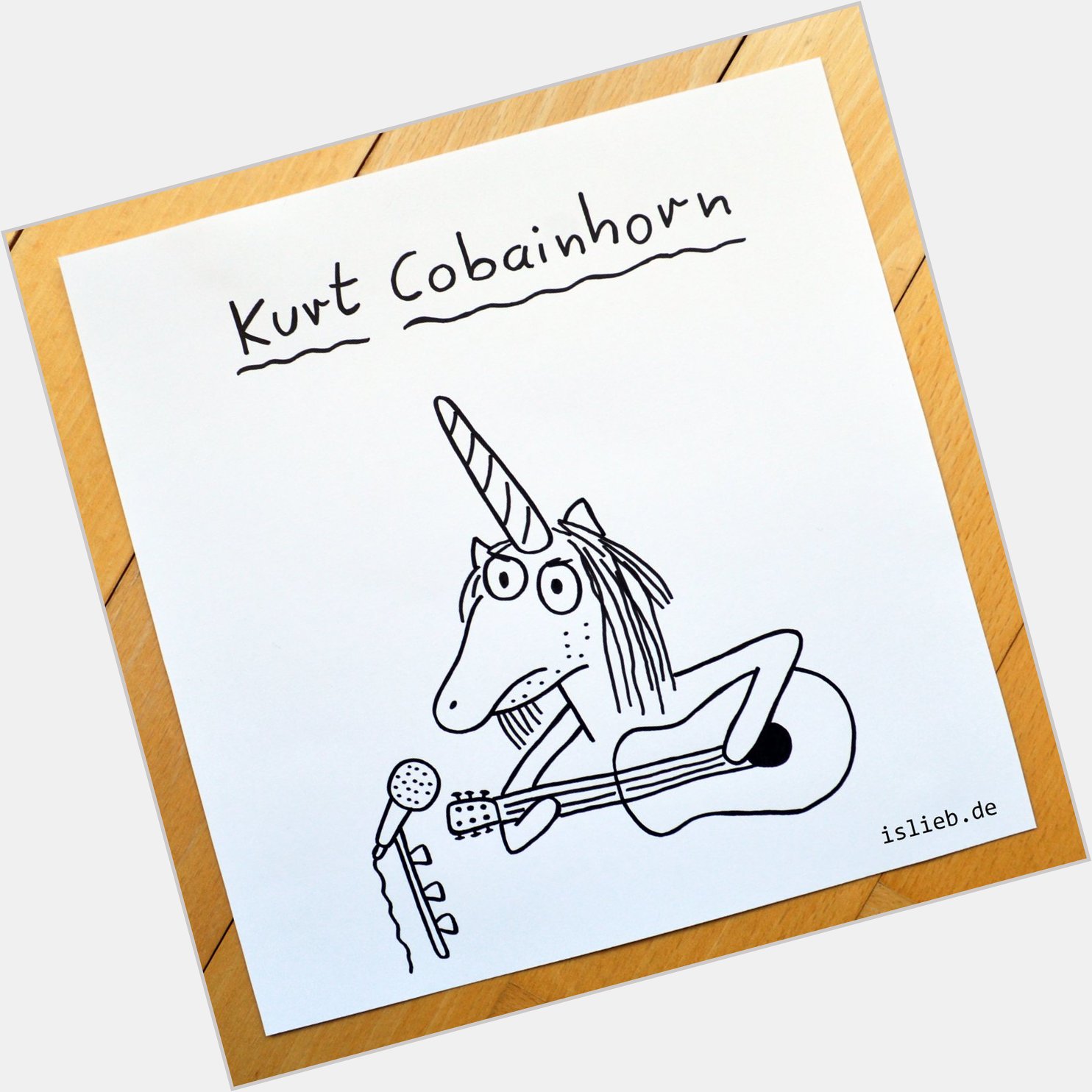 Happy Birthday, Kurt Cobain! | Wer will die Zeichnung?  