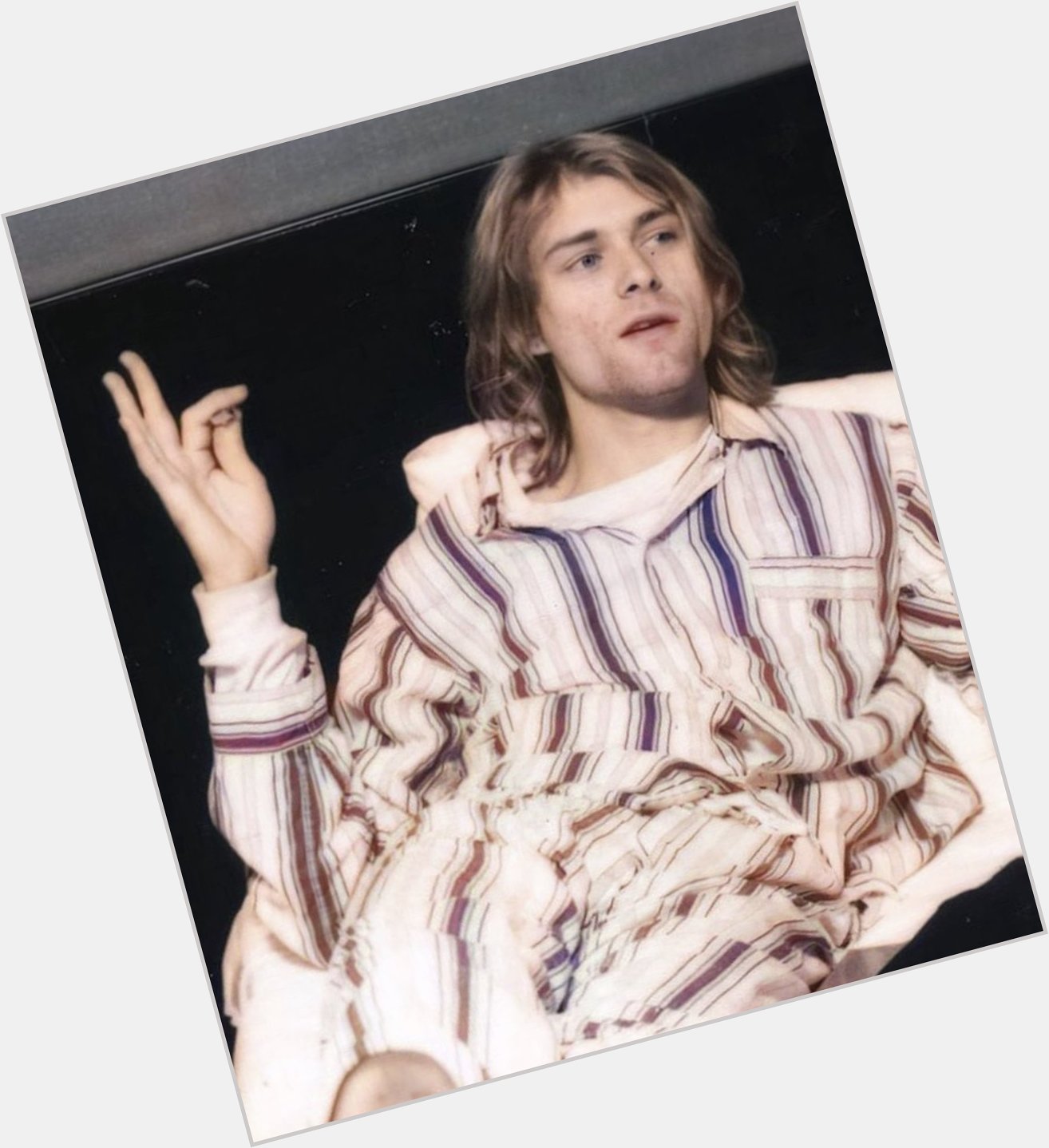 Happy bday Kurt Cobain a real angel  