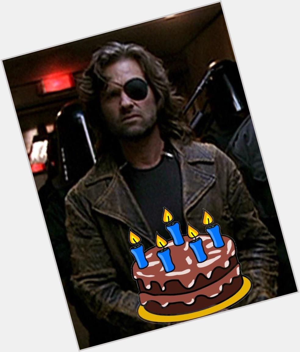 Proud to share a birthday with Snake Plissken! Happy birthday Kurt Russell. \"Follow the orange line!\" 
