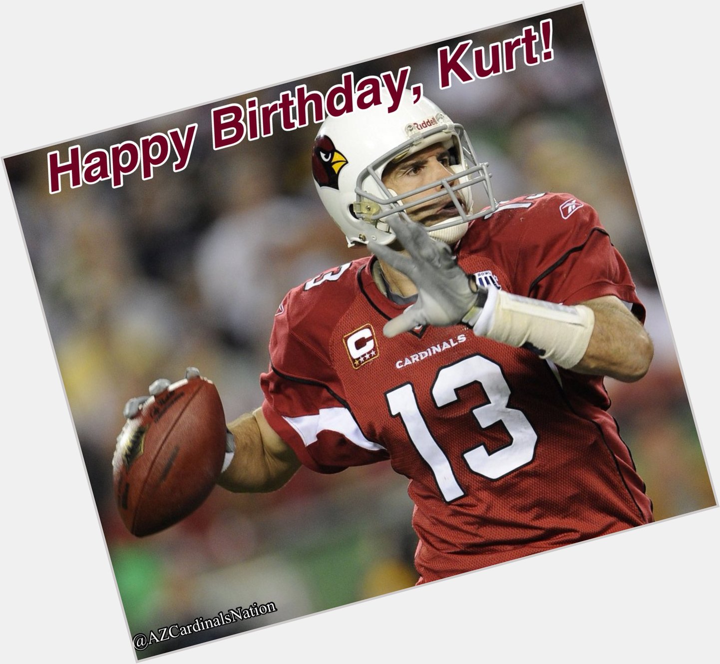 Happy Birthday to legend, Kurt Warner!  