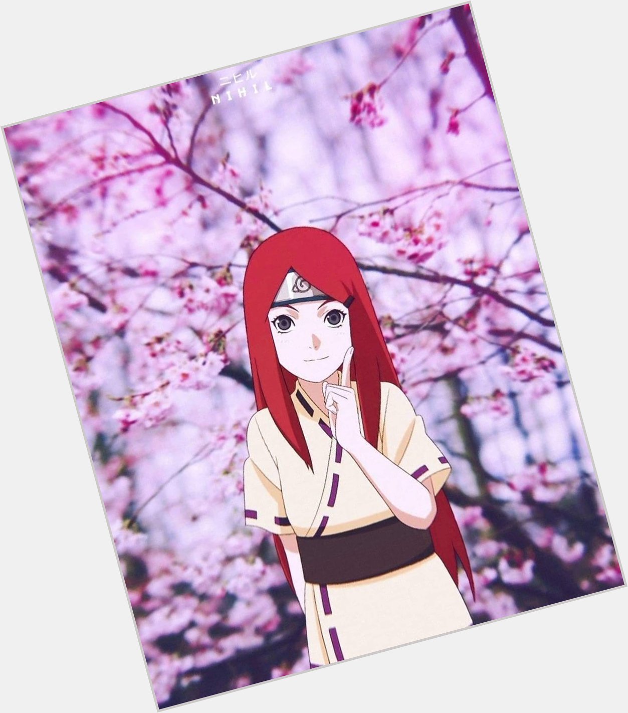 Happy birthday Kushina Uzumaki 