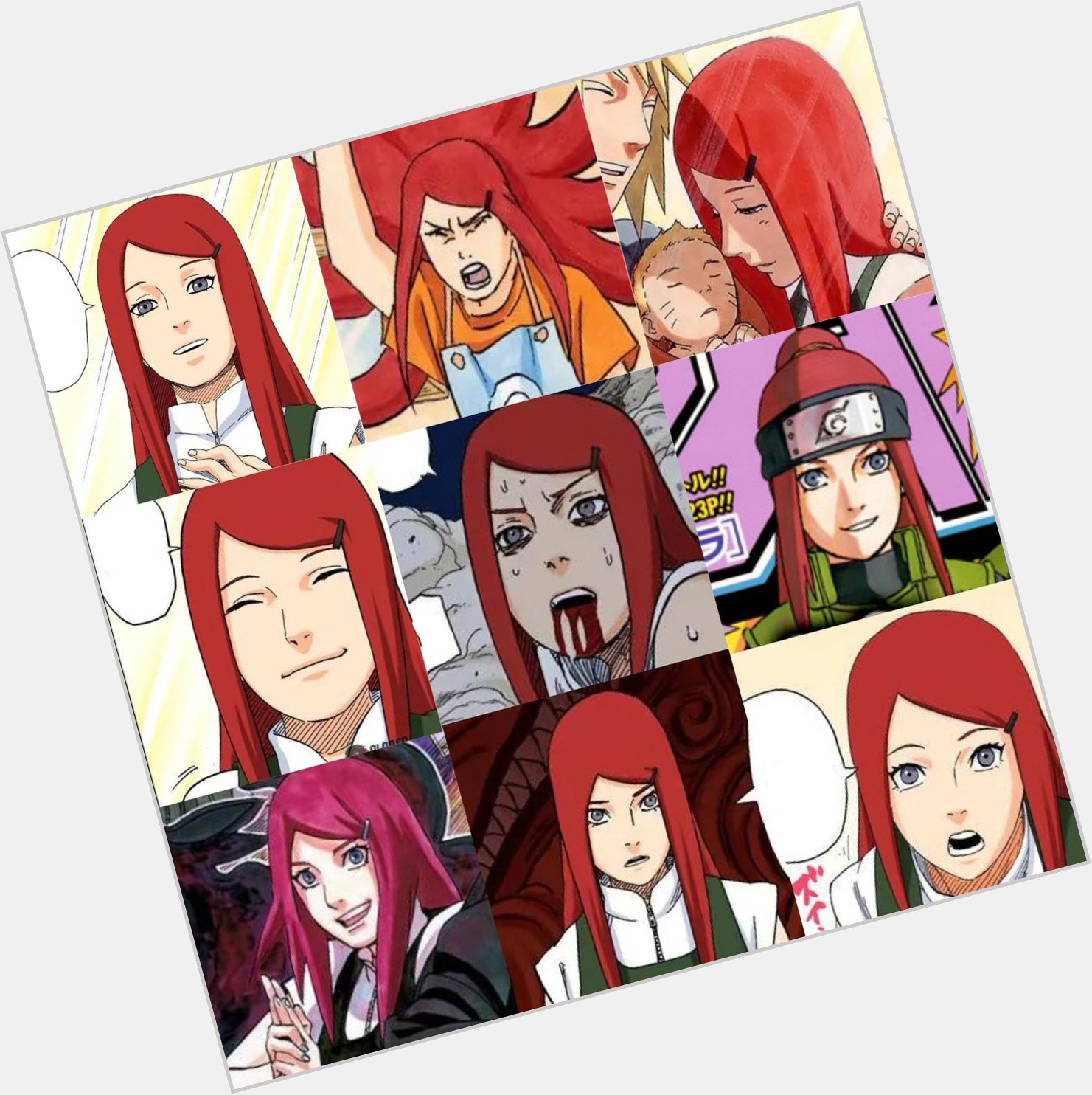 I am late but wishing a very happy birthday to Kushina Uzumaki!  