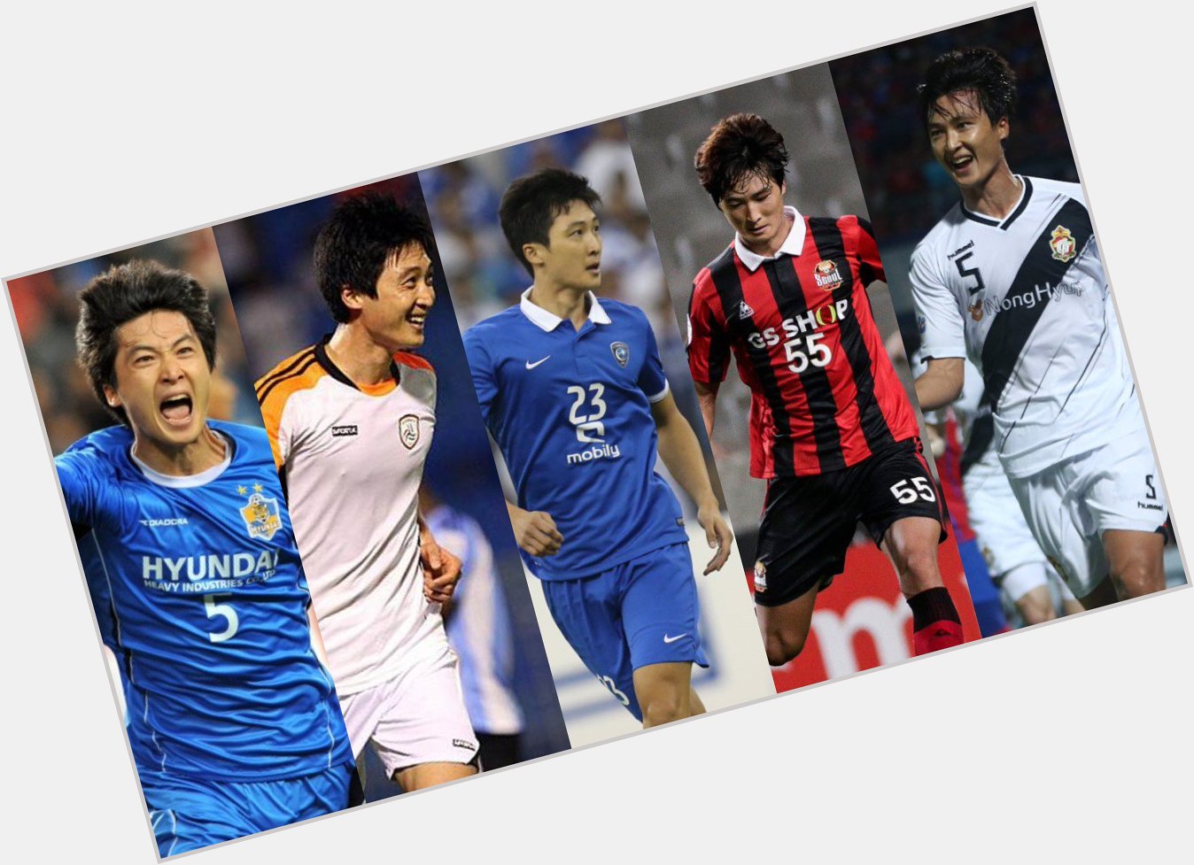 5  Teams across 1 Man who connects them Happy Birthday Kwak Tae-hwi! 