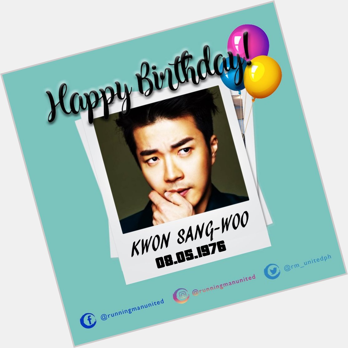 Happy Birthday Kwon Sang-woo! 