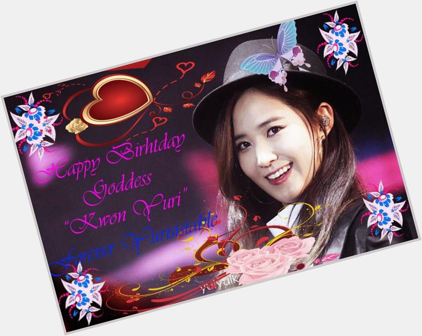 Happy birthday Kwon Yuri .. stay pretty and more success to come .. we love you  