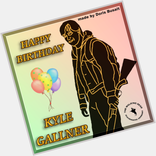 The Walking Dead Scavengers Germany are wishing a happy birthday to Kyle Gallner (TWD\s Zach). Have a great day! 