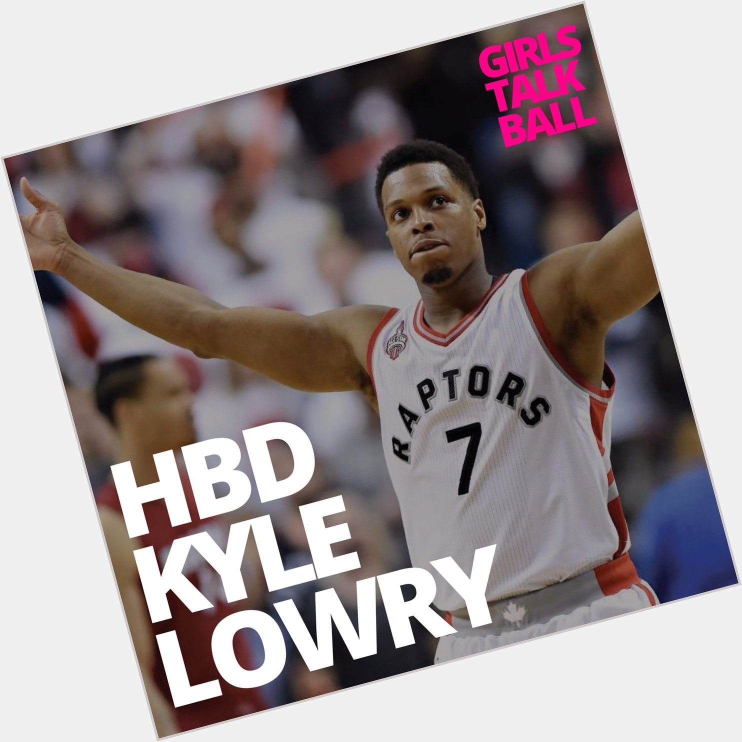 Happy birthday to Kyle Lowry of the Toronto Raptors!   