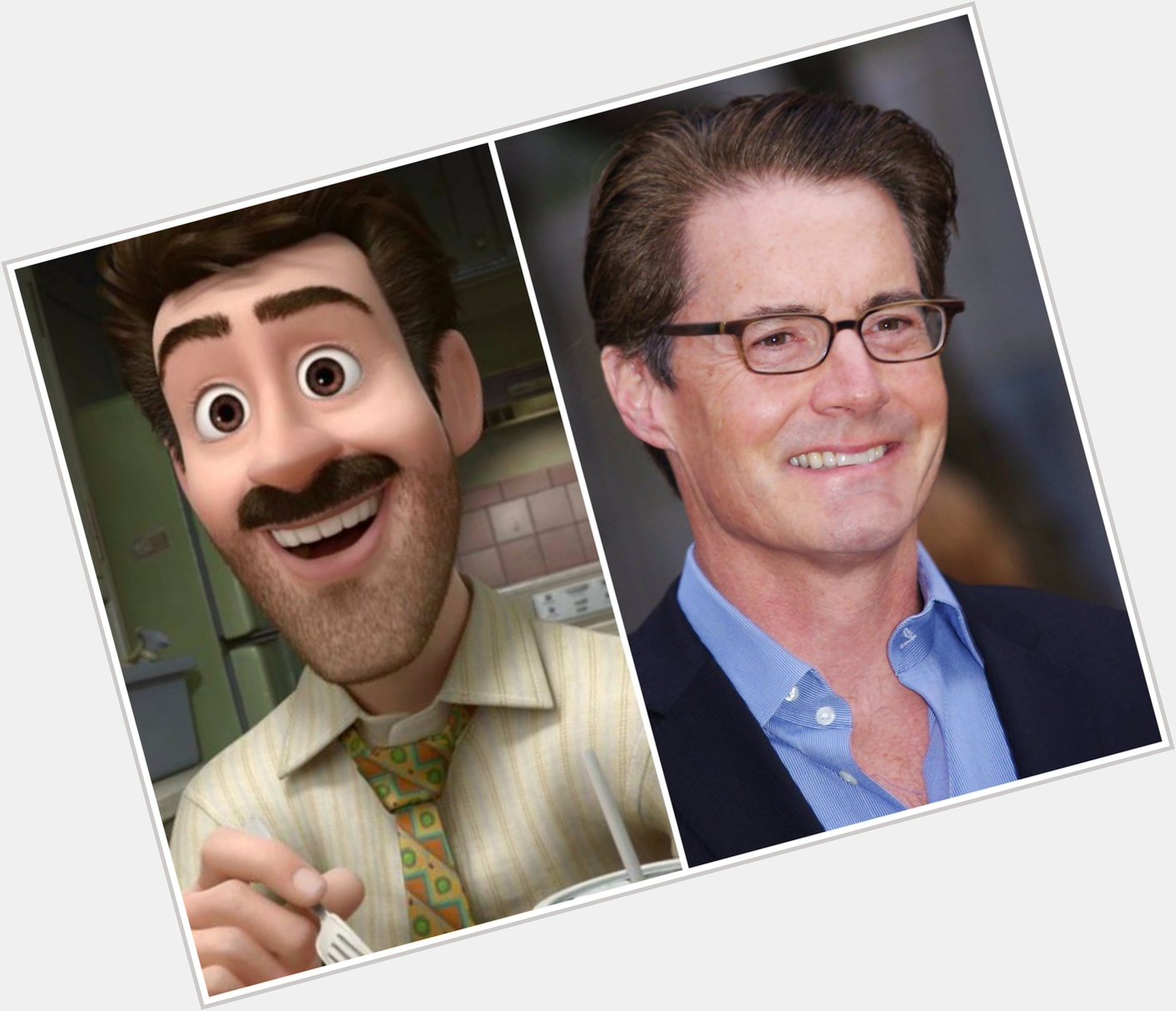 Happy 58th Birthday to Kyle MacLachlan! The voice of Riley\s Dad in Inside Out.   