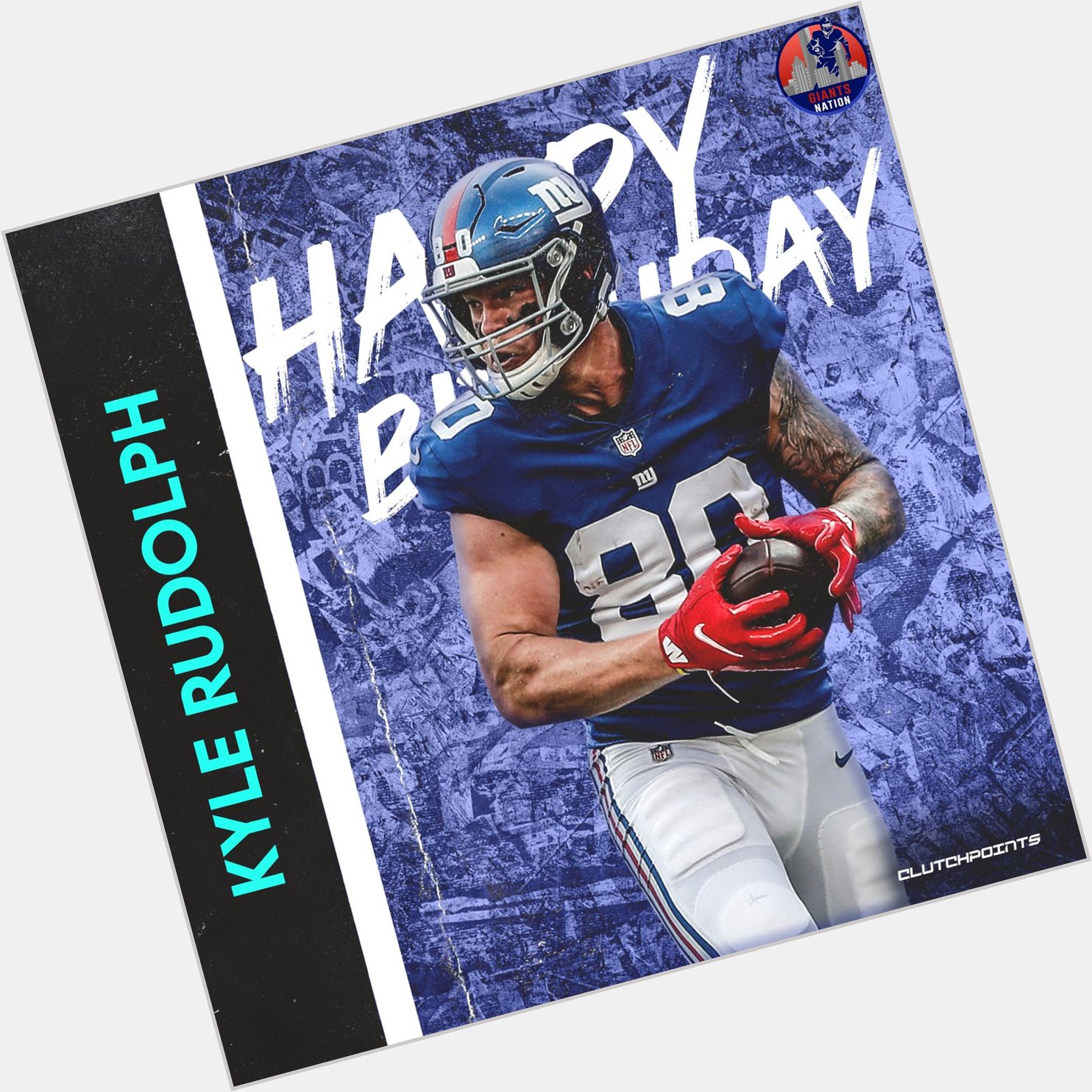 Join Giants Nation in greeting 2x Pro Bowler, Kyle Rudolph, a happy 32nd birthday! 