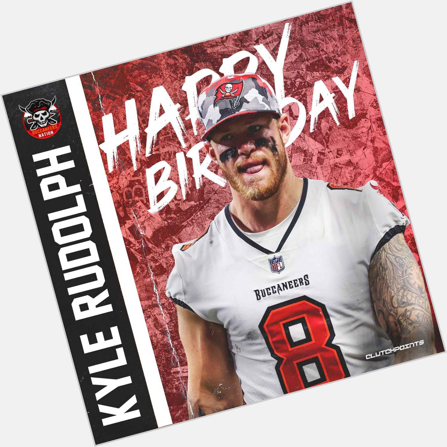 Bucs Nation, join us in wishing Kyle Rudolph a happy 33rd birthday 