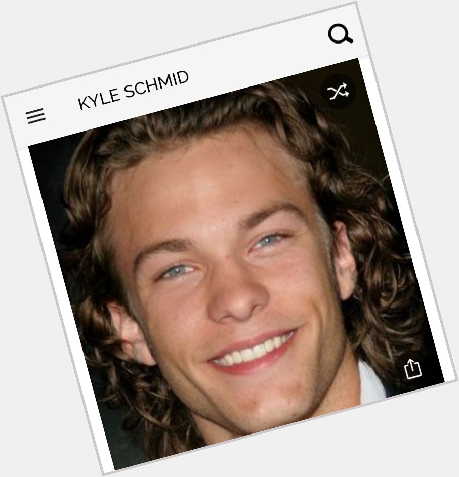 Happy birthday to this great actor.  Happy birthday to Kyle Schmid 