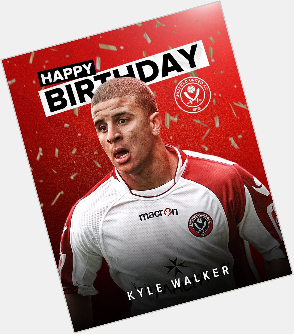 Happy Birthday to Sheffield United academy graduate, Kyle Walker. 