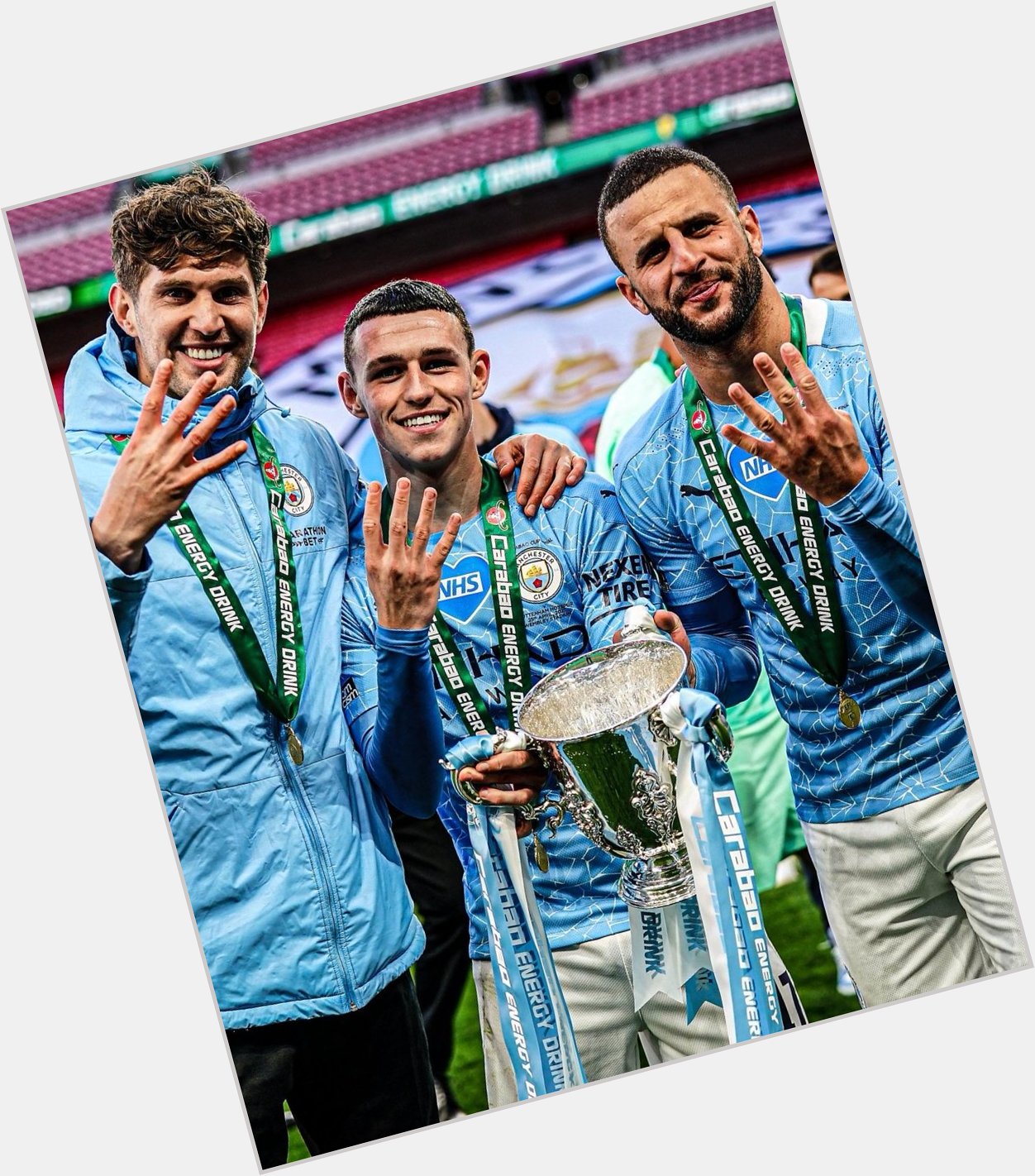 Happy birthday John Stones, Phil Foden and Kyle Walker!

The three Man City players share the same birthday 
