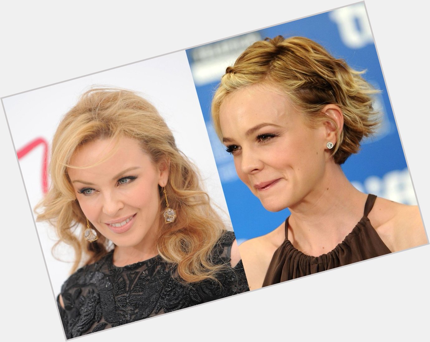 Two incredibly ladies born today! Happy to singer Kylie Minogue and actress Carey Mulligan. 