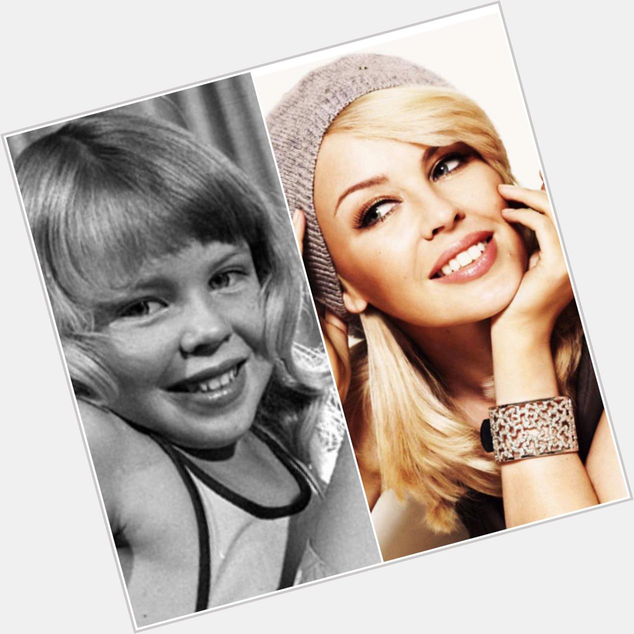 Hoy de   Uno de sus sencillos más exitosos «Can\t Get You Out Of My Head»
Happy Birthday Kylie Minogue! 