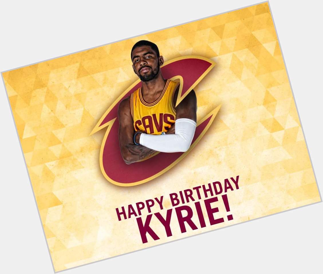 Happy 23rd Birthday Kyrie Irving!!    