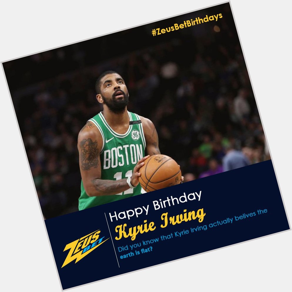 Happy 26th birthday to NBA player Kyrie Irving 