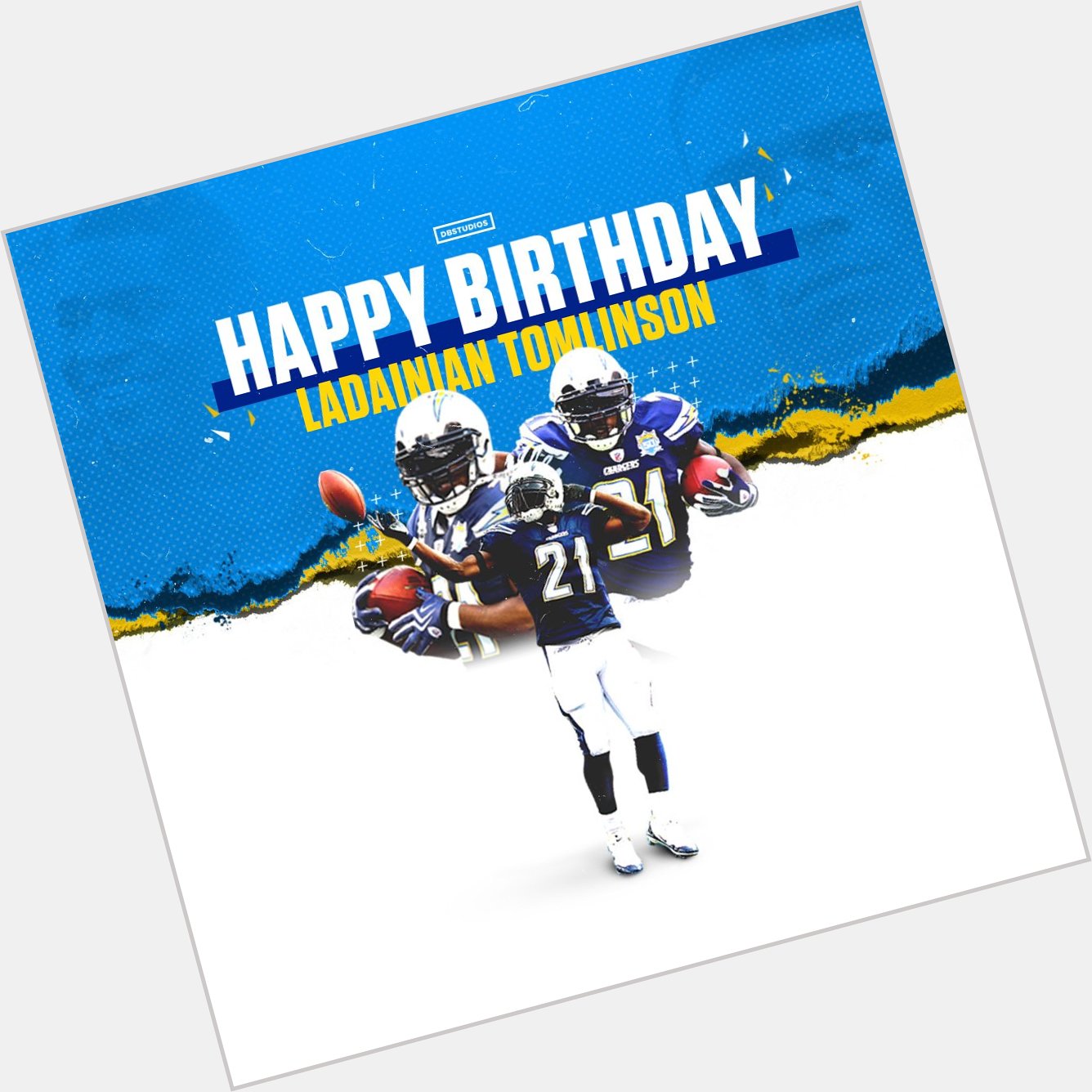 Happy Birthday Ladainian Tomlinson Graphic made by  