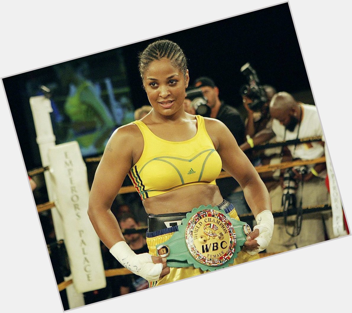 Happy 44th Birthday To Boxing Legend Laila Ali .

Total fights: 24
Wins: 24
Wins by KO: 21
Losses: 0 