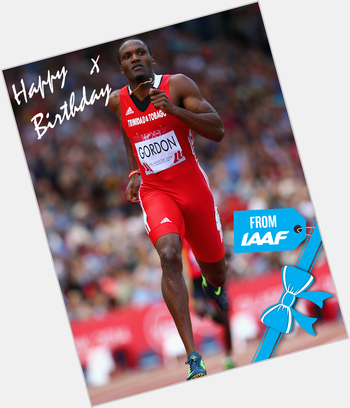 \"  Happy Birthday to World and Olympic medallist Lalonde Gordon 