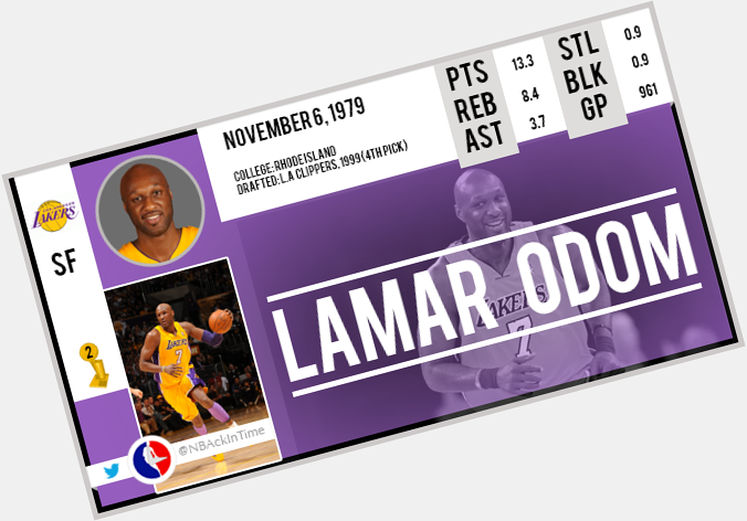 Happy Birthday Lamar Odom !    
