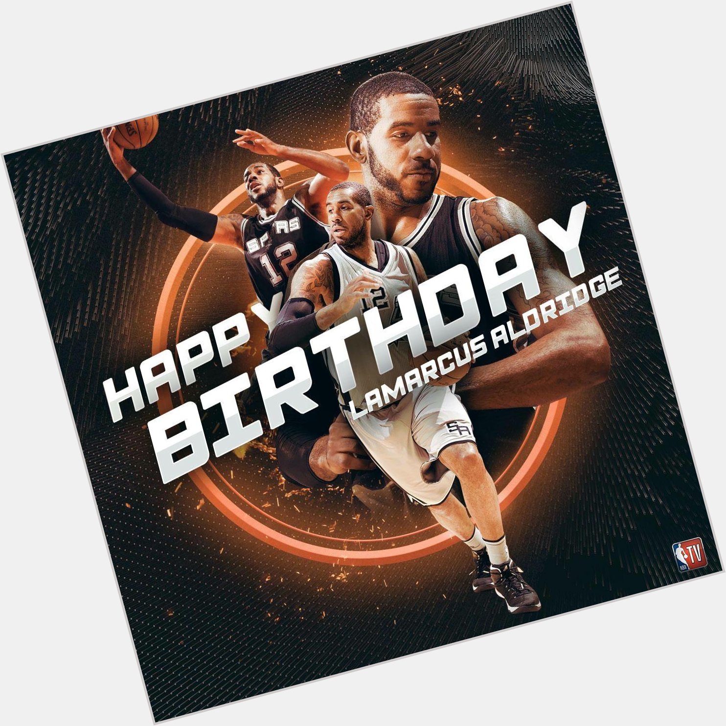Happy 32nd Birthday to 5x NBA All-Star, LaMarcus Aldridge!   