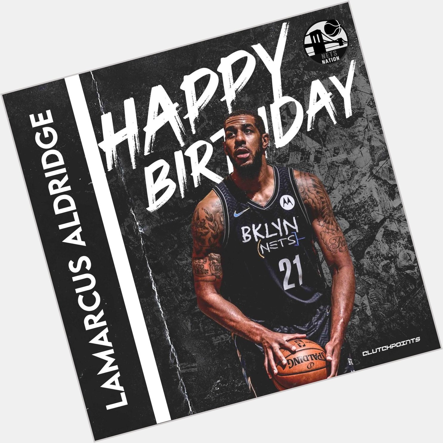Join Nets Nation in wishing former 7x All-Star, LaMarcus Aldridge, a happy 36th birthday!  