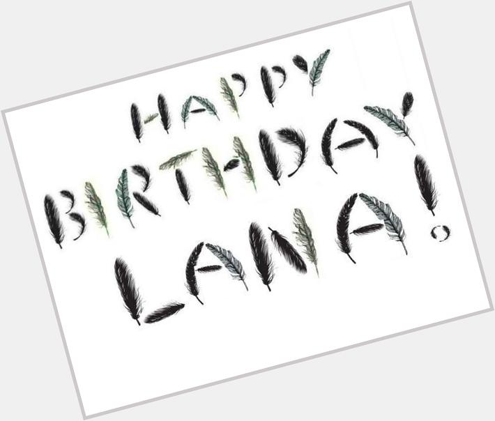    Happy Birthday Lana Parrilla!!!!!!! 