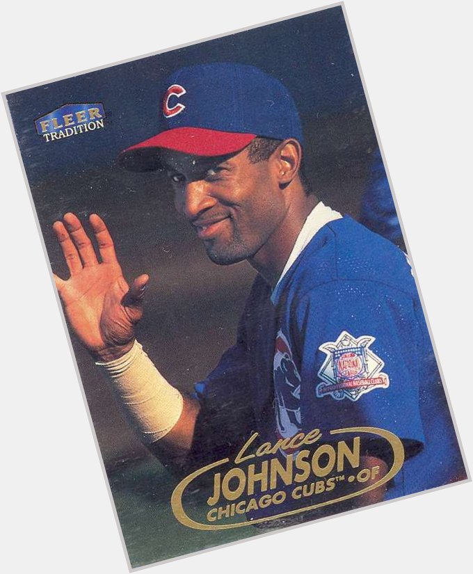 Happy Birthday, Lance Johnson! One Dog played for the Cubs from 1997-1999. 