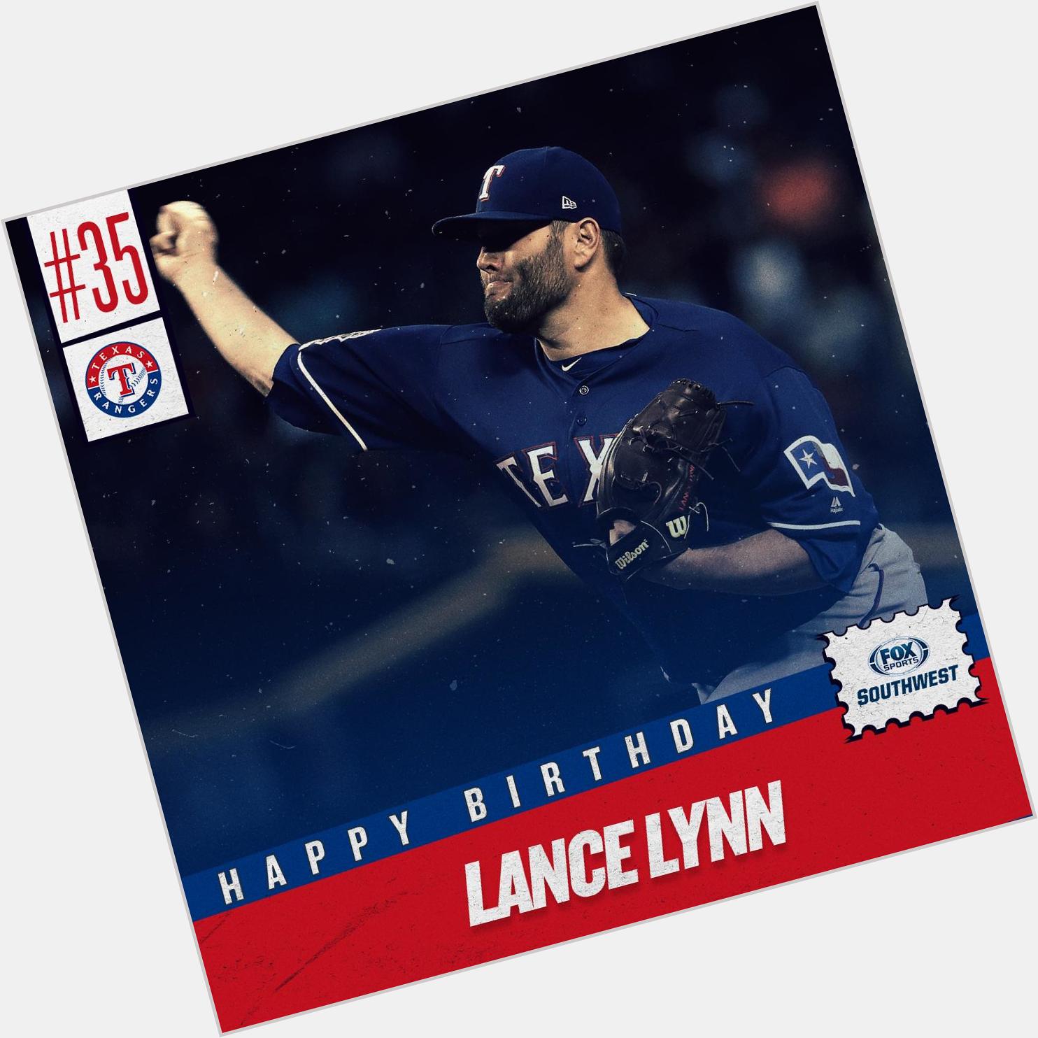 Wishing a Happy Birthday to pitcher, Lance Lynn! 