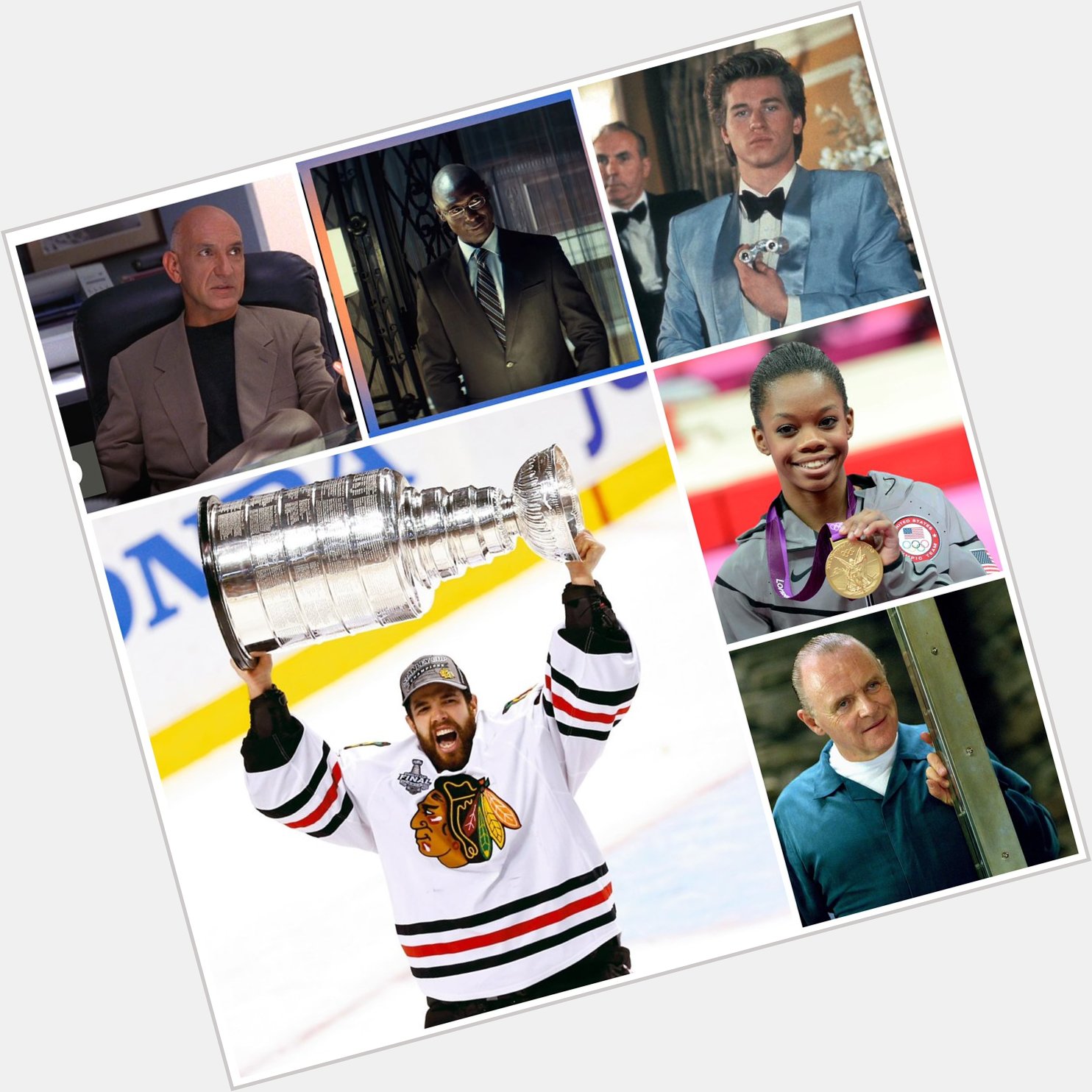 Happy Birthday to 

Corey Crawford 
Ben Kingsley
Gabby Douglas
Val Kilmer
Lance Reddick 
Anthony Hopkins 