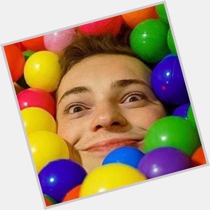   HAPPY BIRTHDAY 
here is a picture of Lance Stewart in a ballpit 