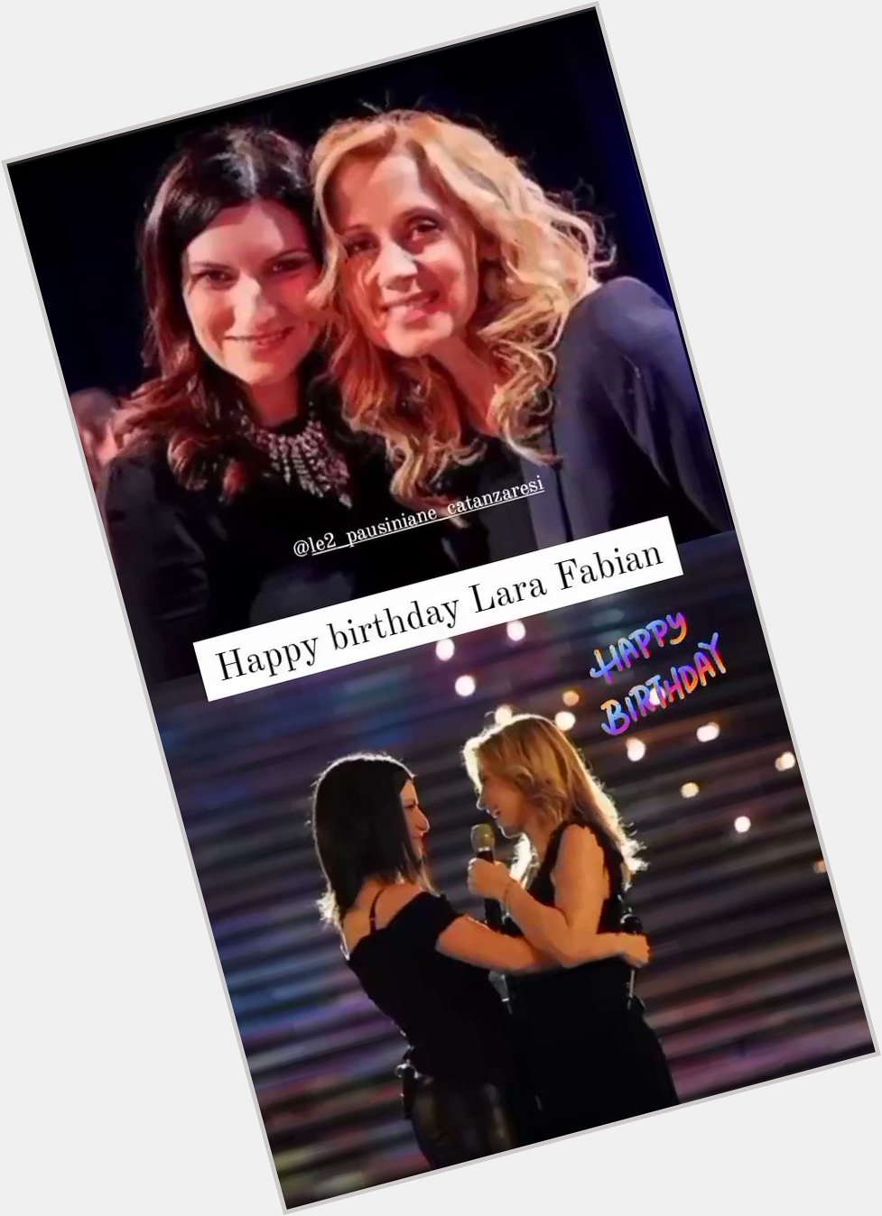 Happy birthday Lara Fabian     