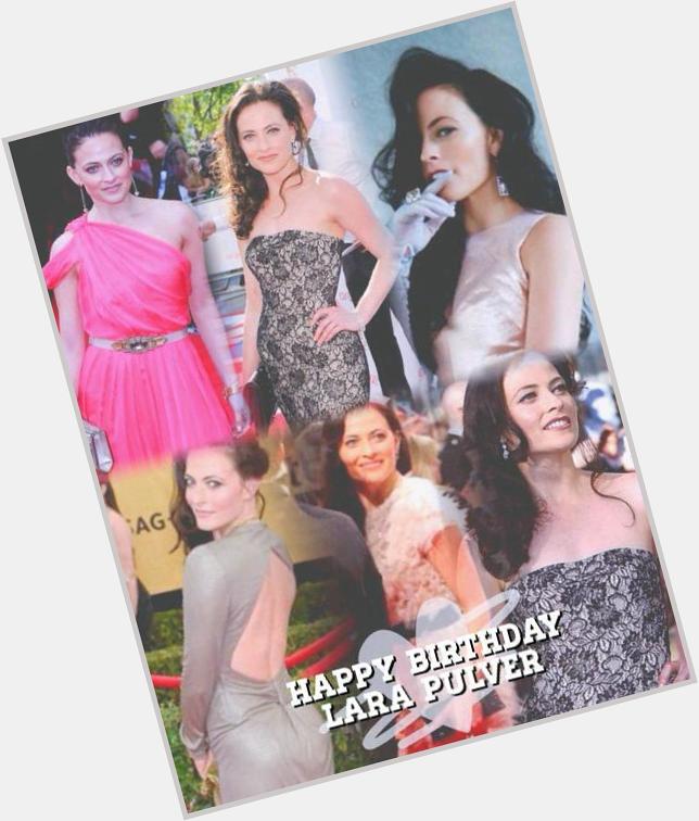   happy birthday to the amazingly talented Lara Pulver! Have a great day!                     