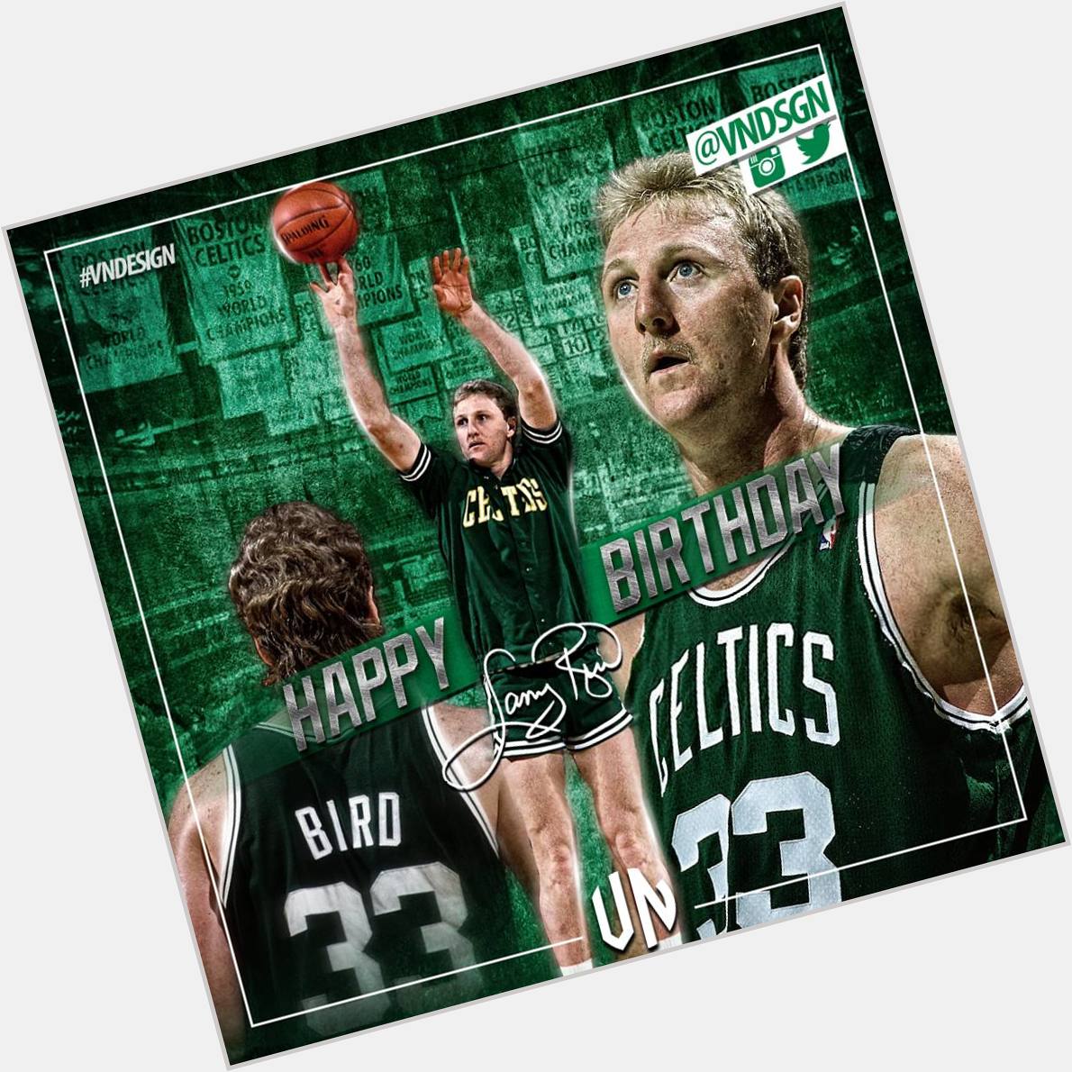 Join me in wishing a happy birthday to legend Larry Bird ! 