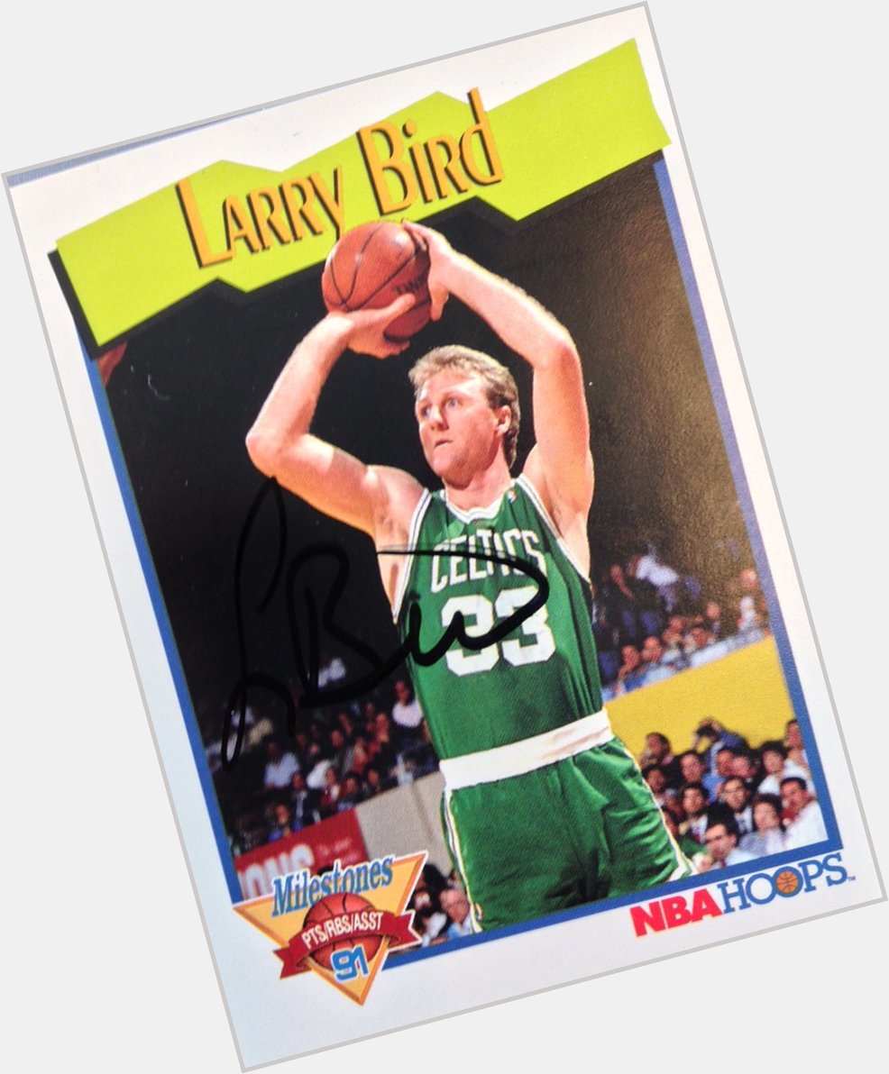 Happy Birthday Larry Bird. Want more Bird? Listen to our podcast of 1992 Bird interview  
