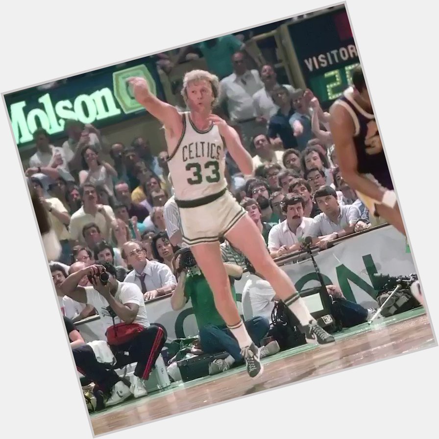 Happy 63rd birthday to Larry Bird Larry Legend gave out buckets to everyone 