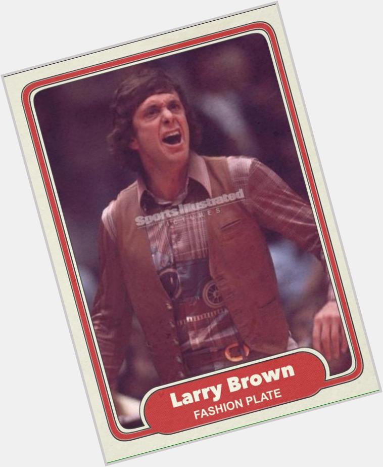 Happy 75th birthday to ABA fashionista Larry Brown. 