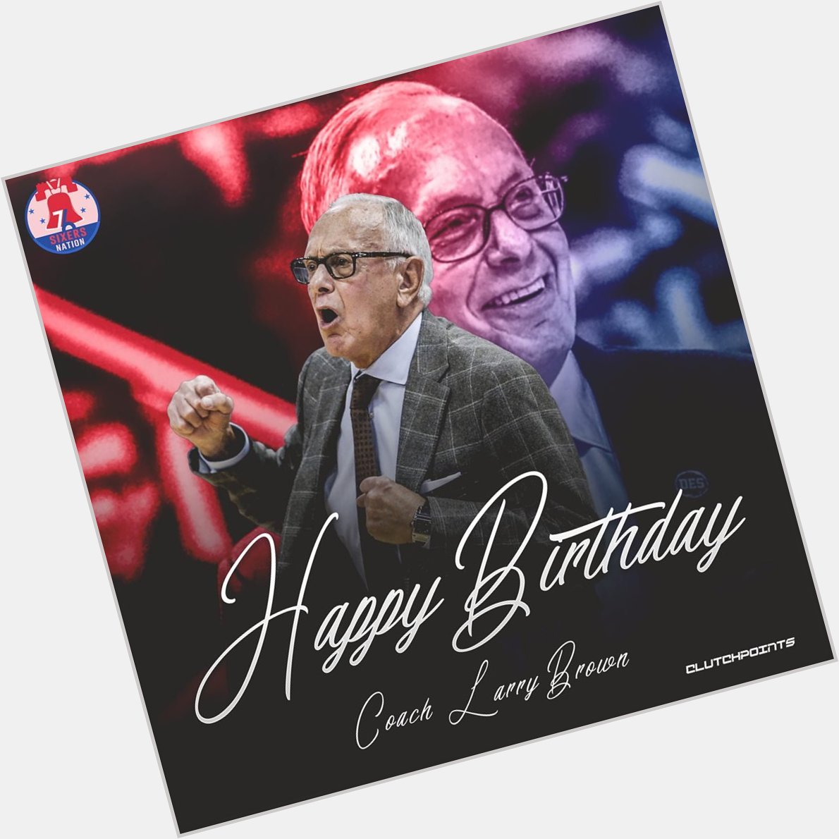 Happy 79th birthday coach Larry Brown!  