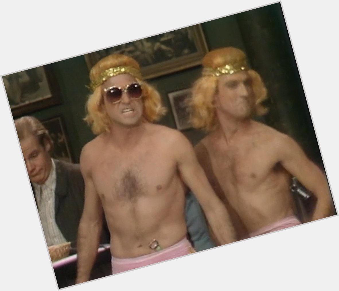 Happy 70th birthday to Larry David, 1 half of satirical early-80s villainous tag team The Golden Boys. 
